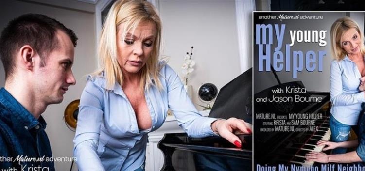 Krista E 48 - Mature - Krista E 48 - Helping Out His Milf Neighbor Is Something He Loves To Do [2020 | FullHD] - Mature