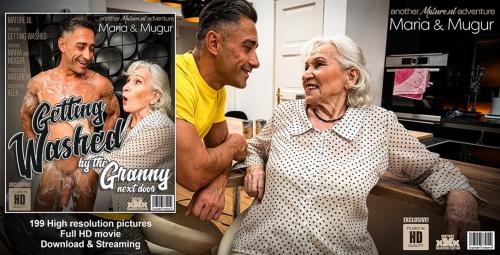 Maria (87) - Granny next door is washing up her muscled [28-05-2021 | HD]