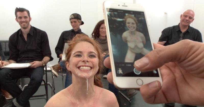 Penny Pax - Slutty redhead shocks art students by taking giant cock in all holes [2022 | SD]