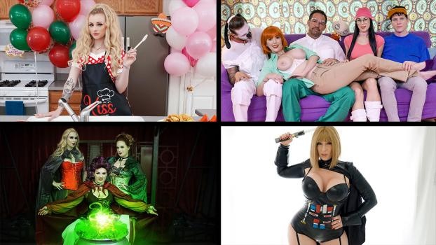 Alexa Nova, Lauren Phillips, Sara Jay, Brandi Love - Sexy Milf Costumes Compilation [2022 | FullHD]