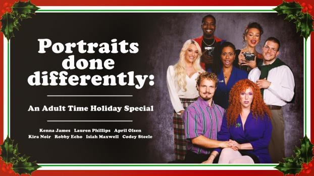 Kenna James, Lauren Phillips, Kira Noir, April Olsen - Portraits Done Differently: An Adult Time Holiday Special [2022 | FullHD]