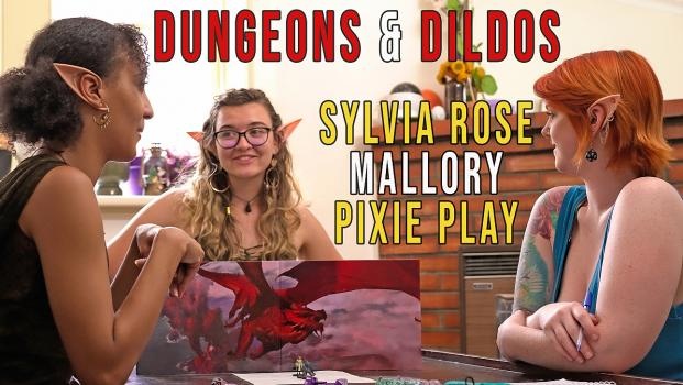 Pixie Play, Sylvia Rose, Mallory - Dungeons And Dildos [2023 | FullHD]