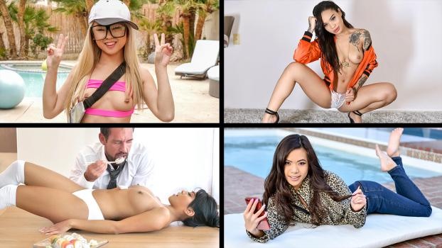 Jasmine Grey, Honey Gold, Vina Sky, Lulu Chu, Kimmy Kim, Elle Lee, Ember Snow -  Asian Cuties Compilation [2023 | FullHD]