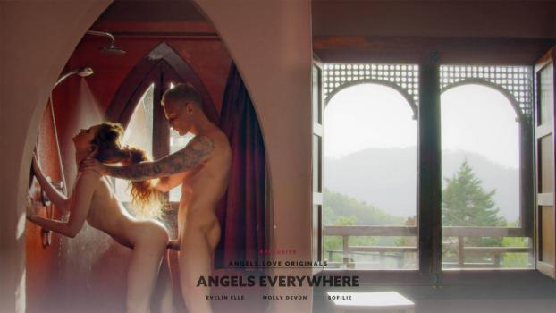 Evelin Elle, Molly Devon, Sofilie - Angels Everywhere [2023 | HD]