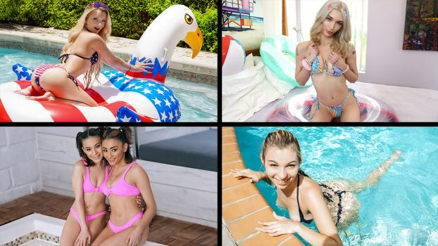 Riley Star, Lilly Bell, Sophia Sweet, Scarlet Skies, Aria Valencia, Reese Robbins, Amber Stark, Vanessa Moon, Alice Marie, Emma Rosie - Bikinis and Cute Butts Compilation [2023 | FullHD]