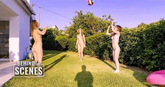 Ruby Shades, Kate Quinn, Sofi Noir, Dee Vine - Volleyball BTS [2024 | FullHD]